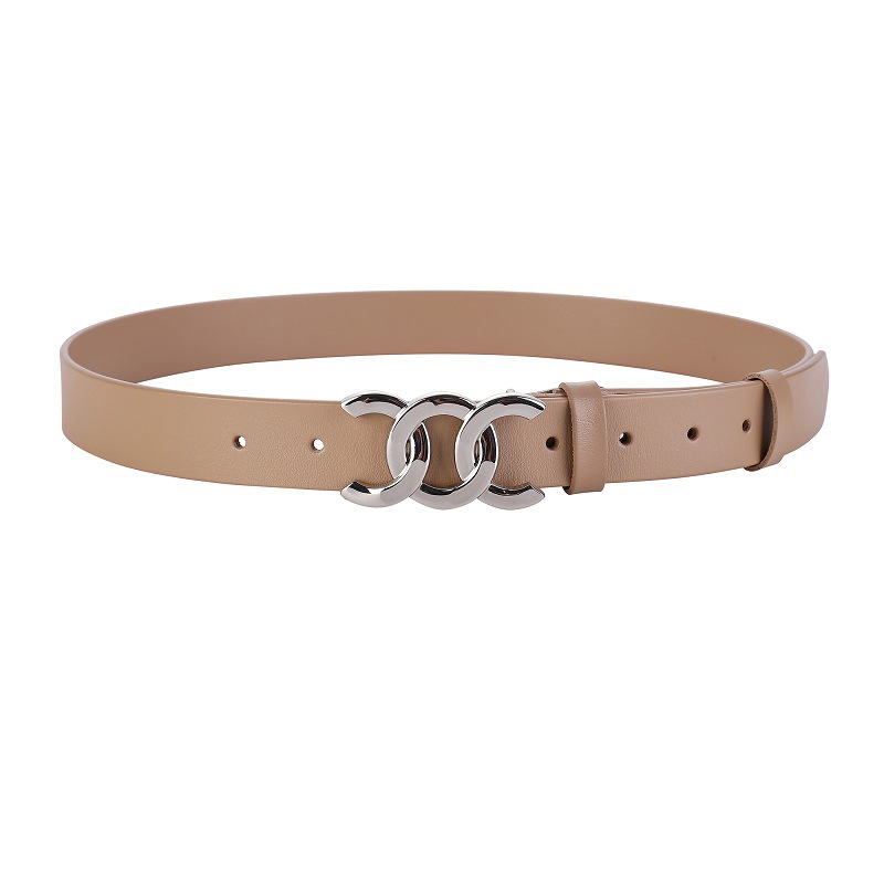 Designer Belt Cowhide Belts Woman Leather Belts Width 2.8cm Strap Luxury Belt Buckle Fashion Smooth Buckle Belt With Strap