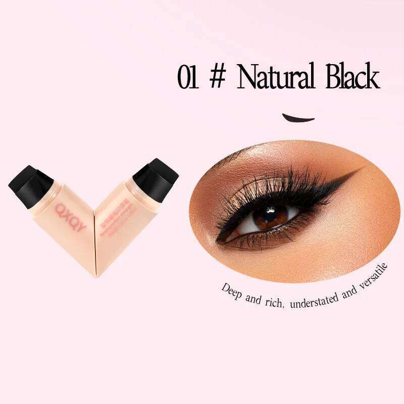 QXQY Easy Stamp Wing Eyeliner Pen - Dual Ended (Stamp + Pencil), Waterproof, Quick Dry, All Day Wear, Foolproof Application, s X25072