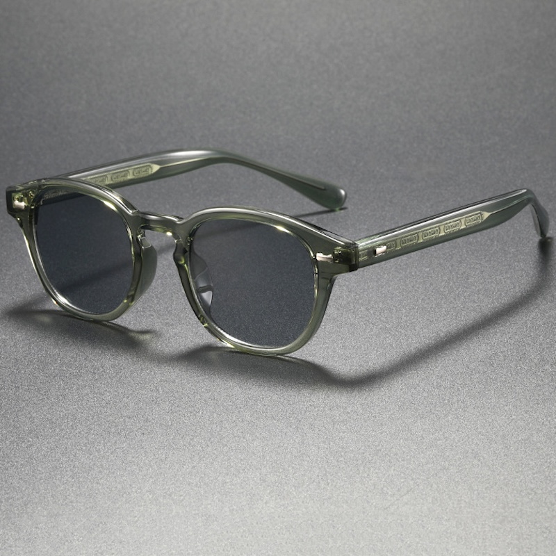 Round Sunglasses Men Johnny Depp Vintage Retro Classic Japan Style Cat Eye Women Luxury Brand Designer New Trendy Outdoor Travel Ultraviolet Protectio