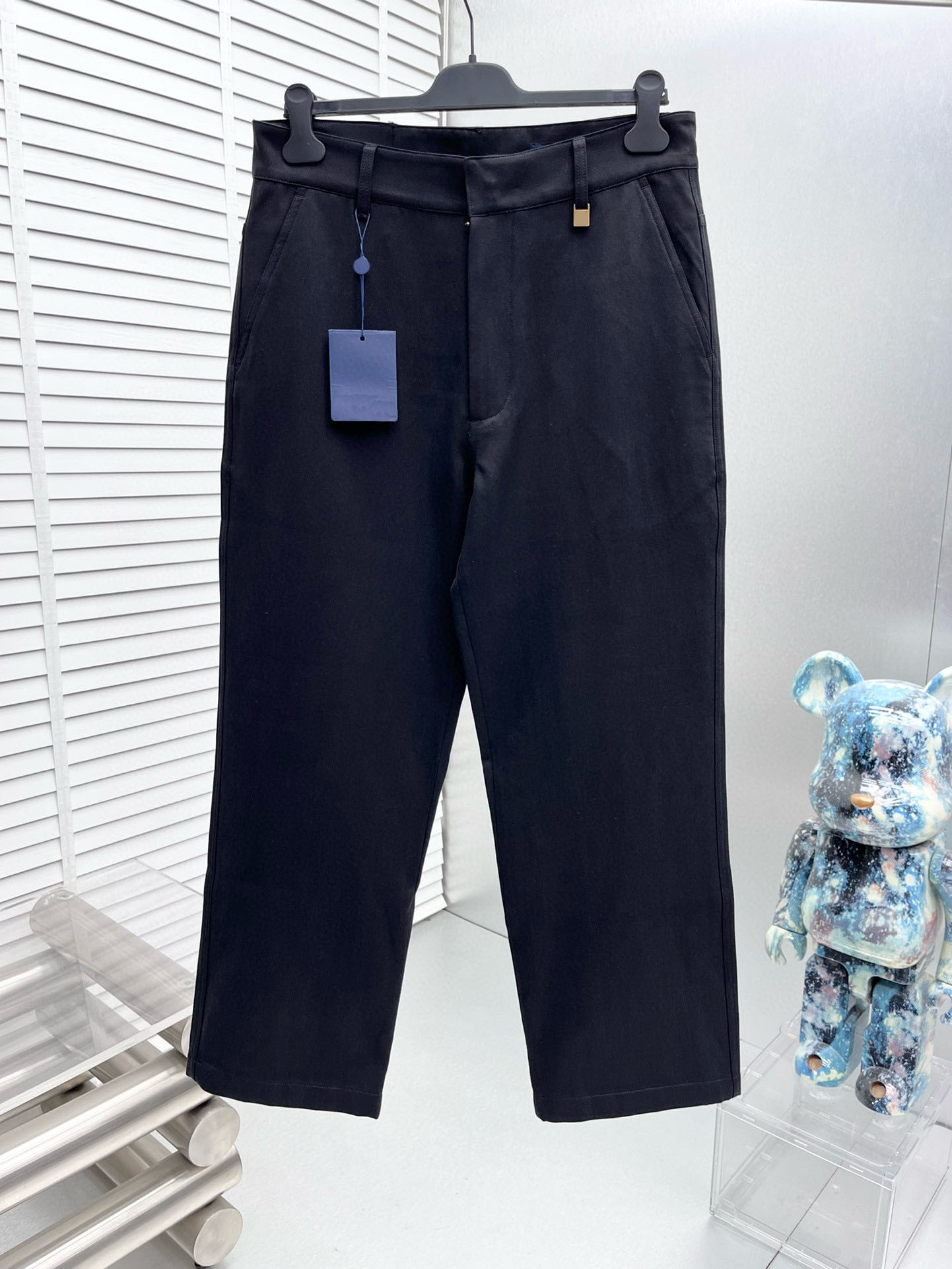 Men's Plus Size Pants Round neck embroidered and printed polar style summer wear with street pure cotton 4208