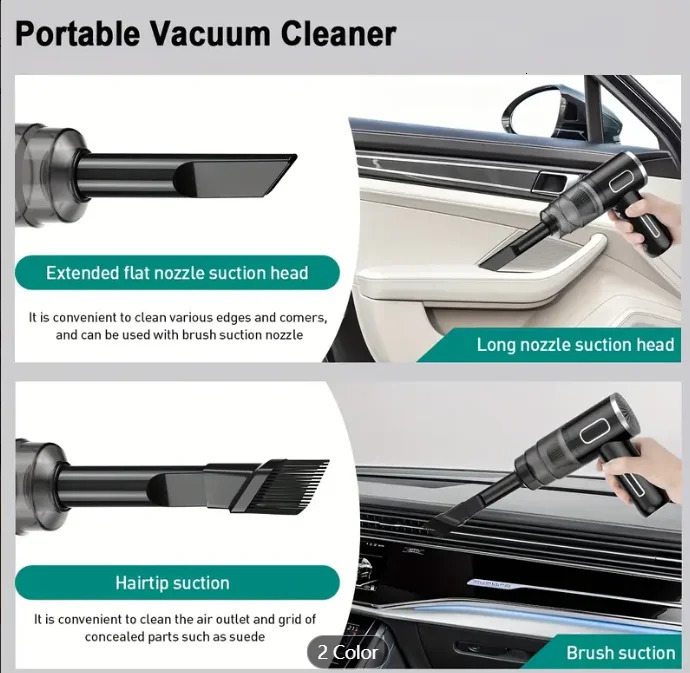 Upgraded Cordless Handheld Vacuum Cleaner Powerful Cyclone Suction Rechargeable Wireless for Cars Offices Homes Lightweight 250721