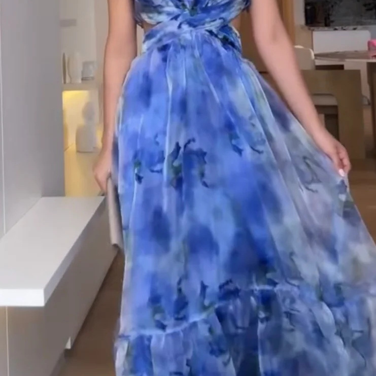 Free shipping designer dress for women Fashionable dress comfortable soft and loose lazy style long skirt