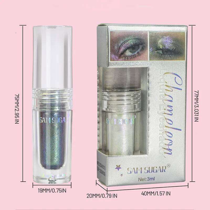 Chameleon Pearlescent Liquid Eyeshadow Illusion Highlight Fine Shimmer Festival Stage Makeup X250726