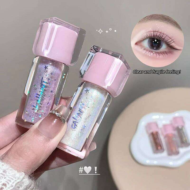 Sparkling Liquid Pearlescent Fine Shimmer Delicate Highlight Brightens Eyeshadow Makeup X250726