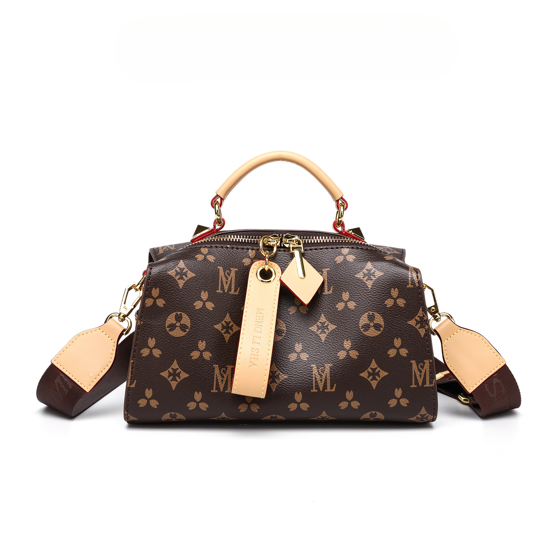 Luxury Brand Designer Bag 2025 New Classic European And American Retro Color Block Crossbody Bag Large-capacity Fashionable Commuting Single-shoulder 