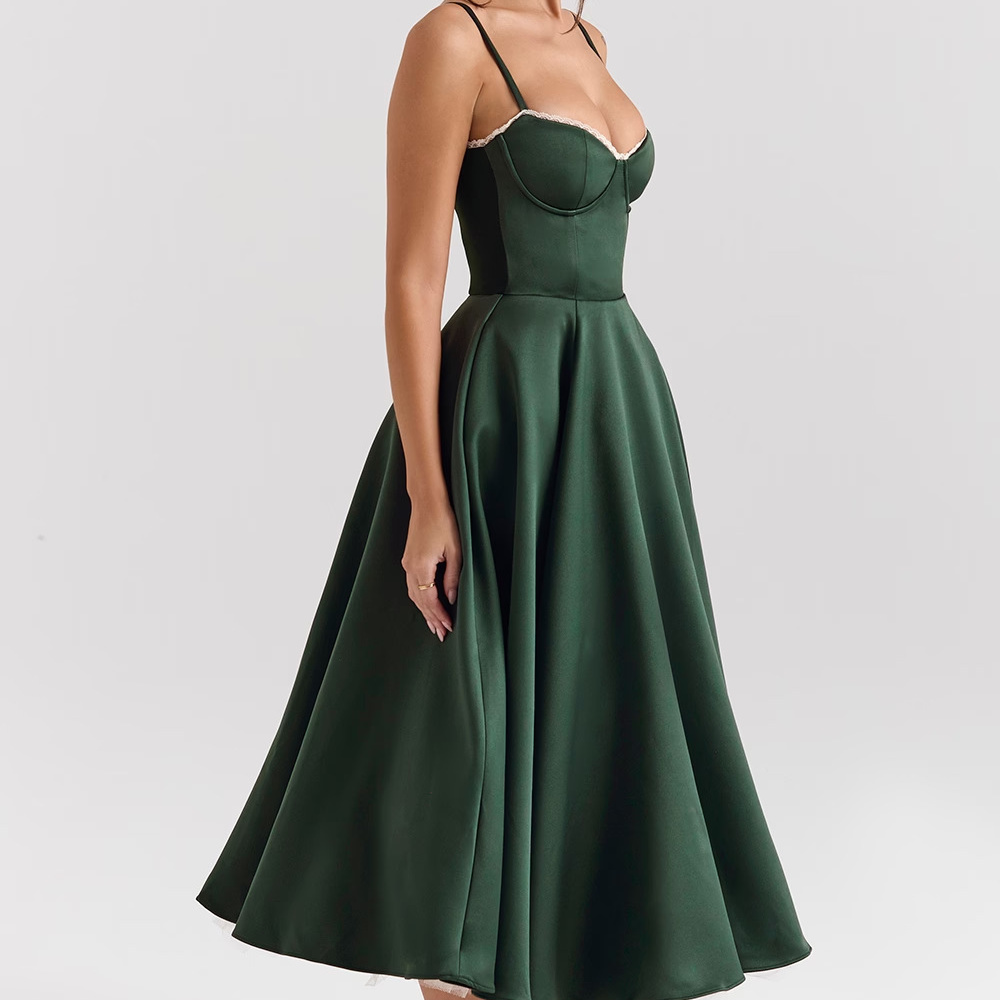 Free shipping designer dress for women Temperament dress with a sense of drape for commuting slim and medium length skirt