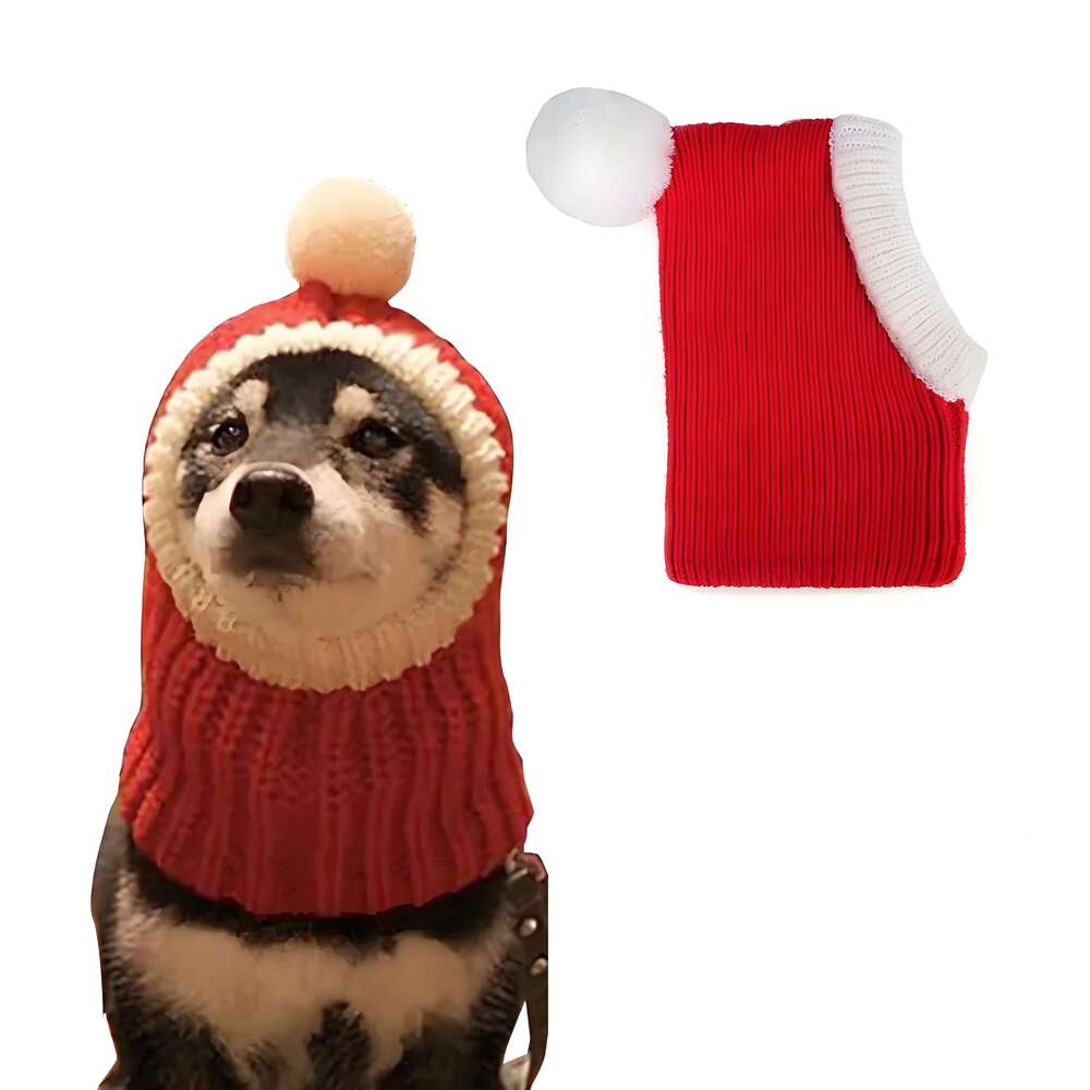 Christmas Headbands Girl Capes Stretchy Funny Hat Costumes Clothes with Bowtie Dog Outfit for Small Dogs Cats Puppy Free shipping
