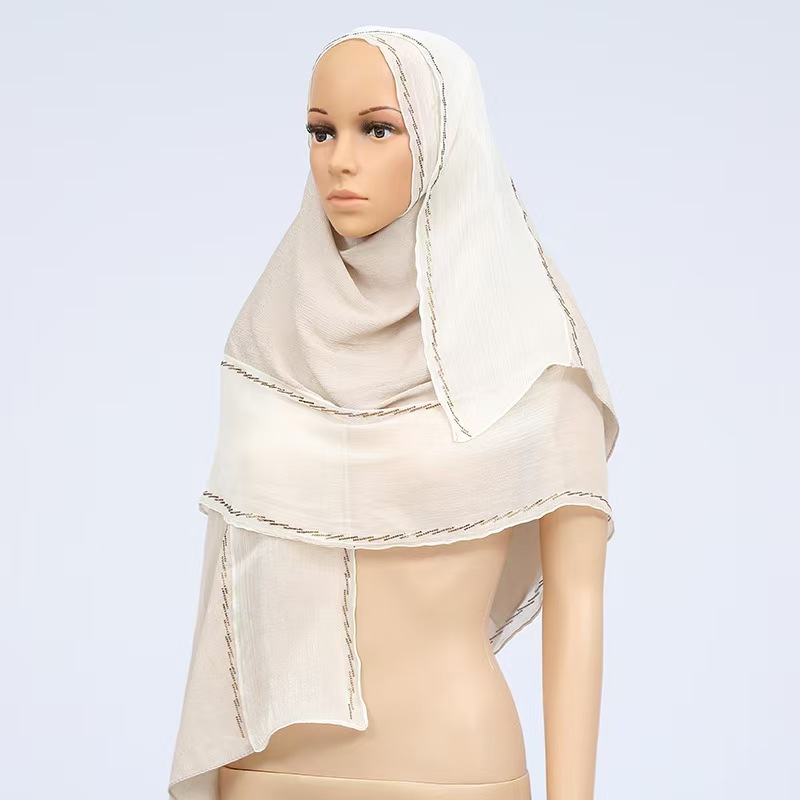 T1321 ladies' headscarf square scarf head scarf ethnic style summer outdoor sun protection gauze scarf headscarf