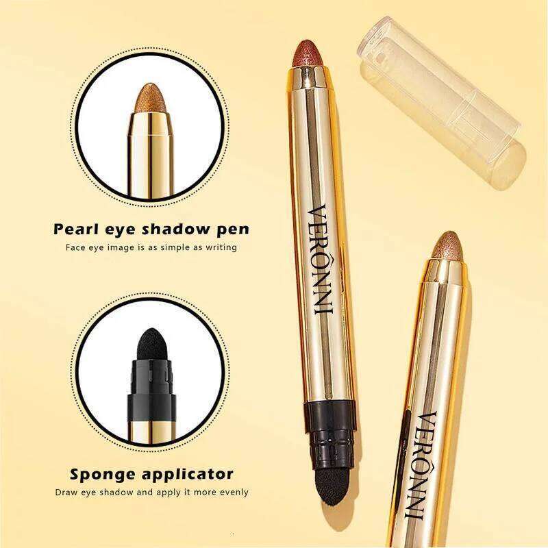 6 Colors Pearlescent Eyeshadow Pencil Waterproof Long Lasting Glitter Shimmer Eye Shadow Pen Eyeliner Stick Eyes Makeup Tools X250726