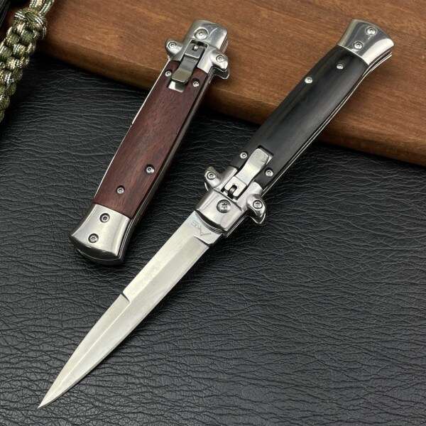 Made in the USA Portable folding knife, outdoor anti-height and anti-hardness camping tactical survival folding knife Pocket Knife for Hiking Gift for