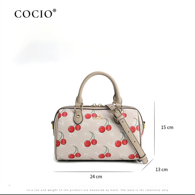 COCIO designer bag New Cherry handbag High Quality Fashion Versatile Womens Bag Large Capacity Commuter Leisure Pillow Bag