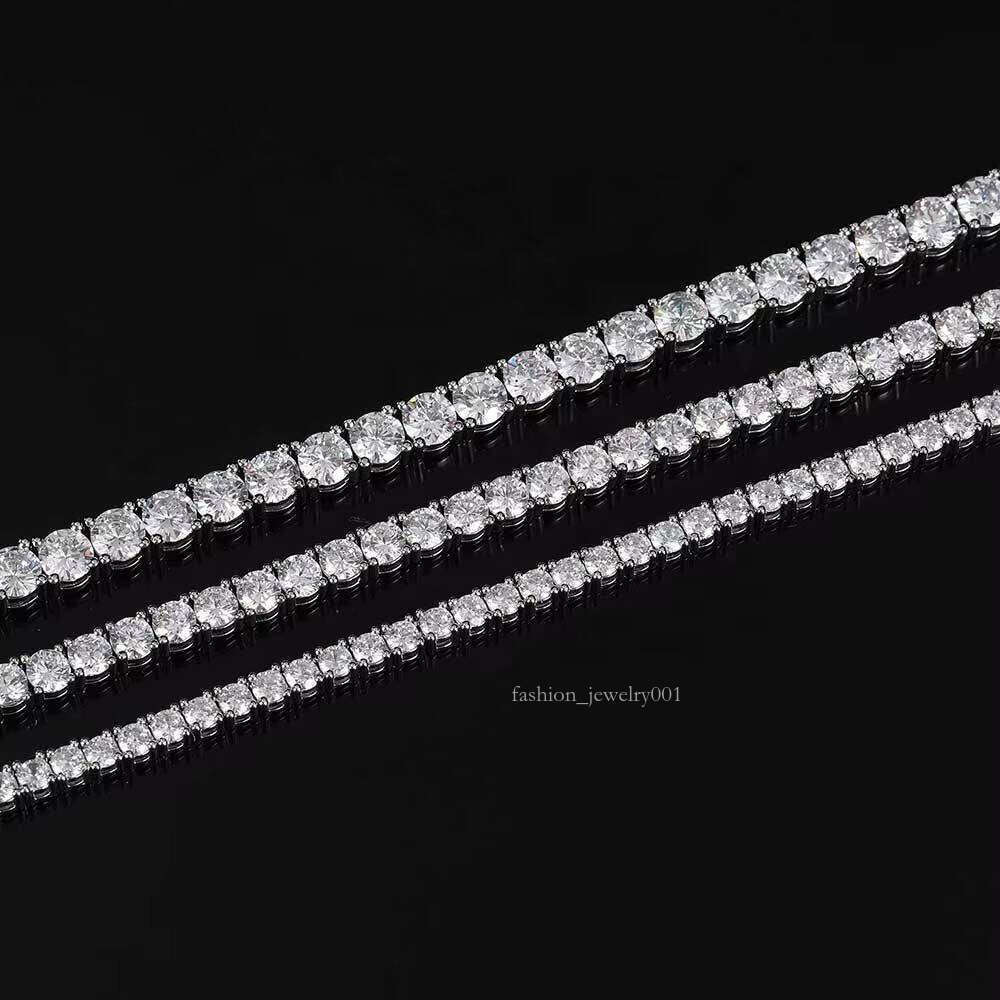 DS Jewelry Sale Cheap Hip Hop Men's Moissanite Tennis Necklace Chain
