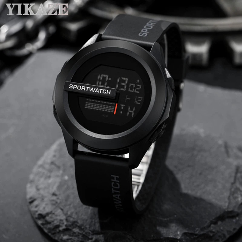 1KAZ Sport Watch for Men Military Digital Watch Stopwatch Luminous Date Week Waterproof Mens Clock Electronic Wristwatch 250724