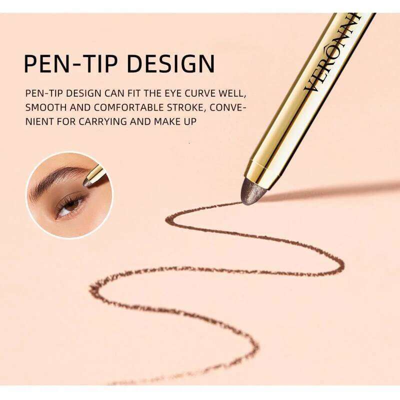 6 Colors Pearlescent Eyeshadow Pencil Waterproof Long Lasting Glitter Shimmer Eye Shadow Pen Eyeliner Stick Eyes Makeup Tools X250726