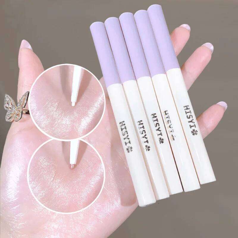 Matte eyeliner pencil, glitter metal eyeshadow stick, pearl dark bright red, suitable for sic festivals X250726