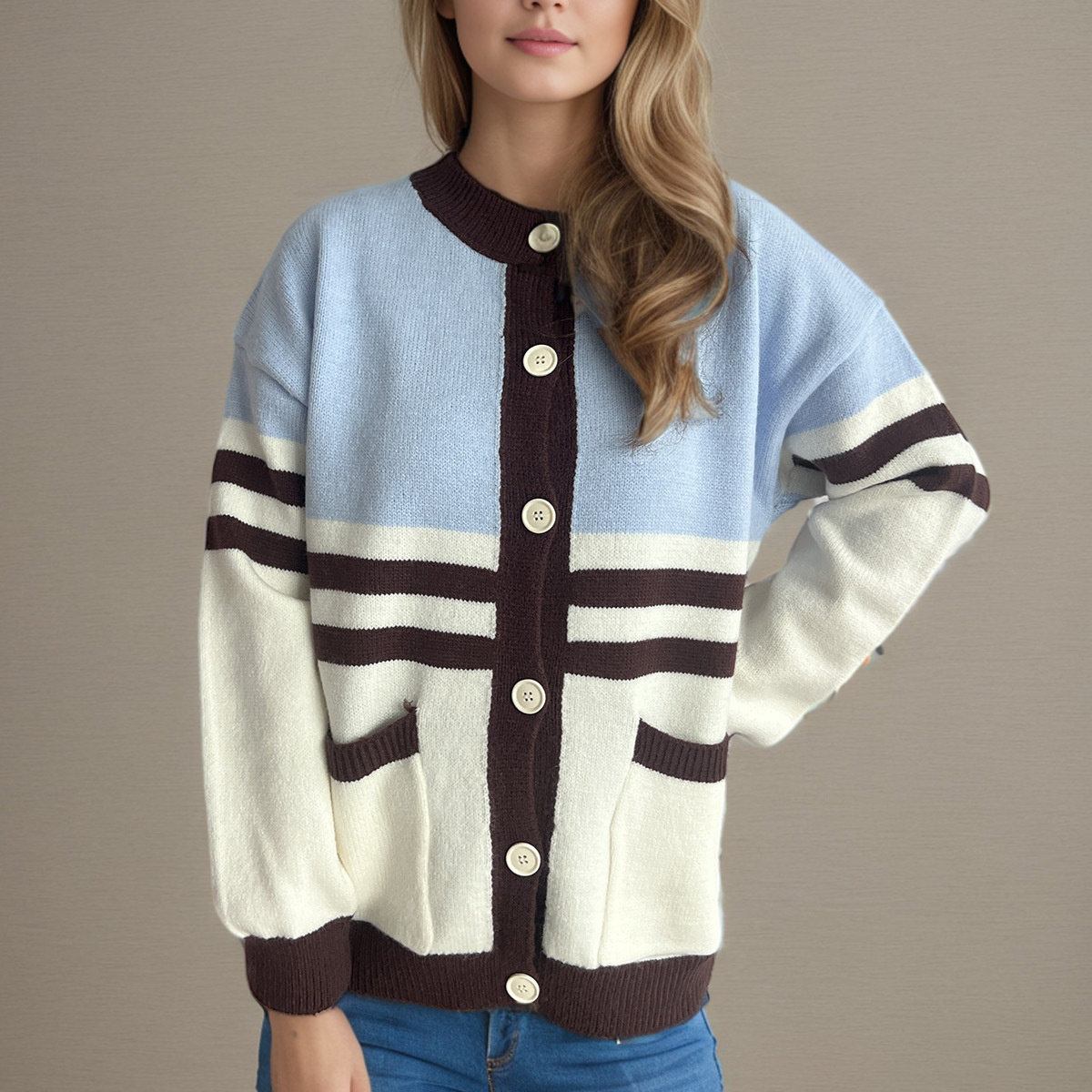 new Free shipping designer sweater for women Casual and fashionable sweater simple and slim fit knit base sweater