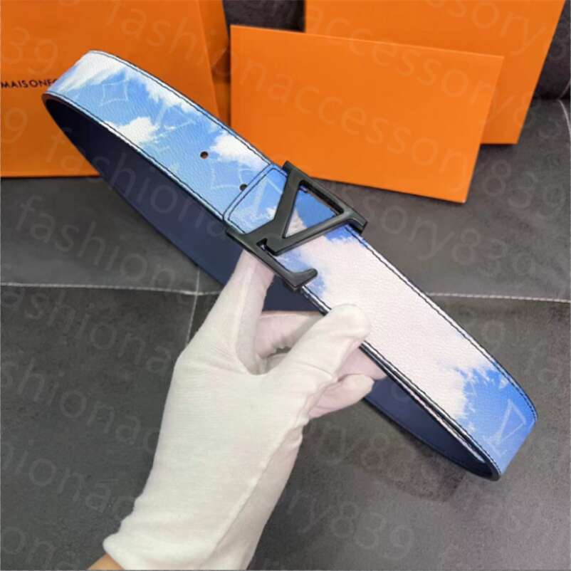 Designer belt men luxury belts fashion classic waistbands belts for men designer genuine leather belt High Quality lNice etter smooth buckle belt 100-125cm