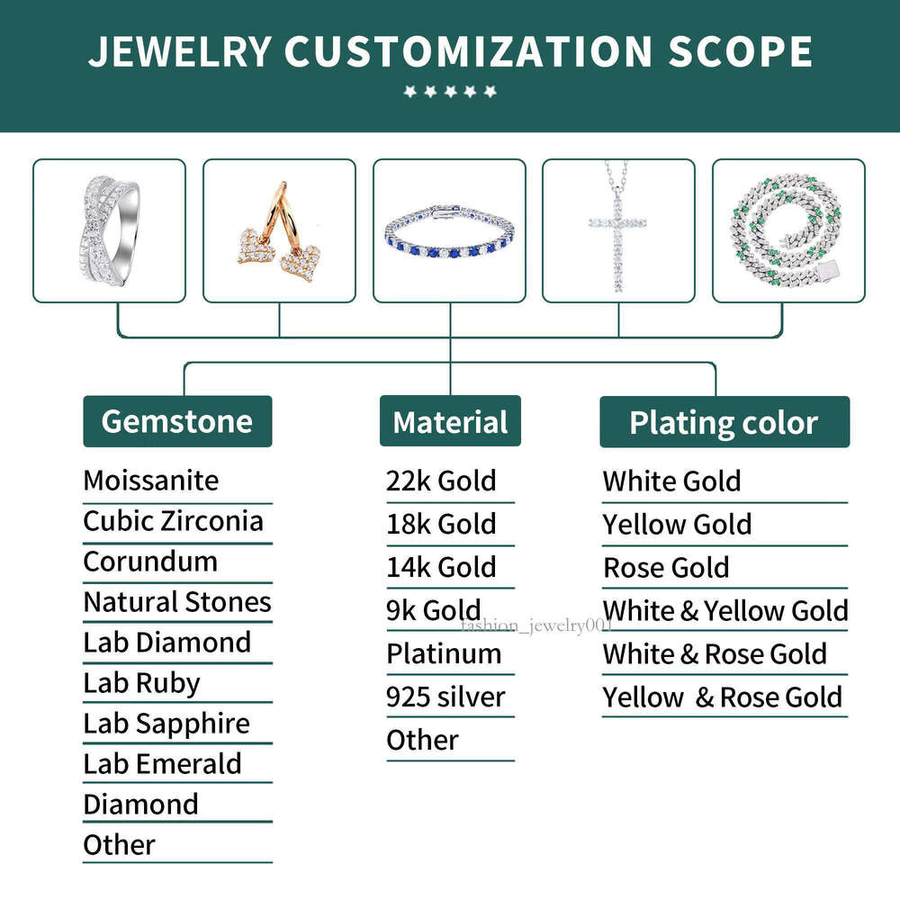 Limited Time Offer Hip-Hop Jewelry 3mm Sier Gra Certified Moissanite Tennis Chain Necklace for Men