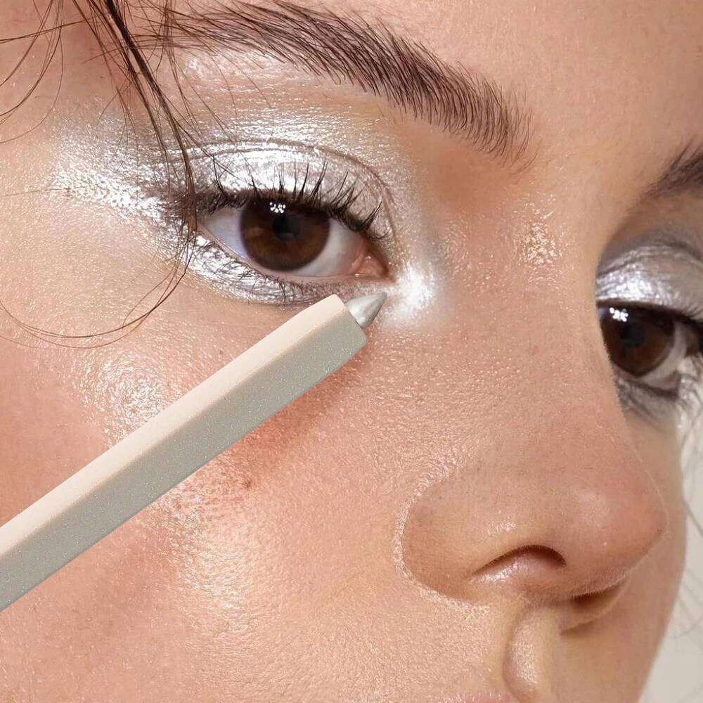 White Highlighter Pearly Glitter Matte Brightening Stick, Contour Eyeliner Aegyo Sal Pen, Eye Highlight Pencil X250726