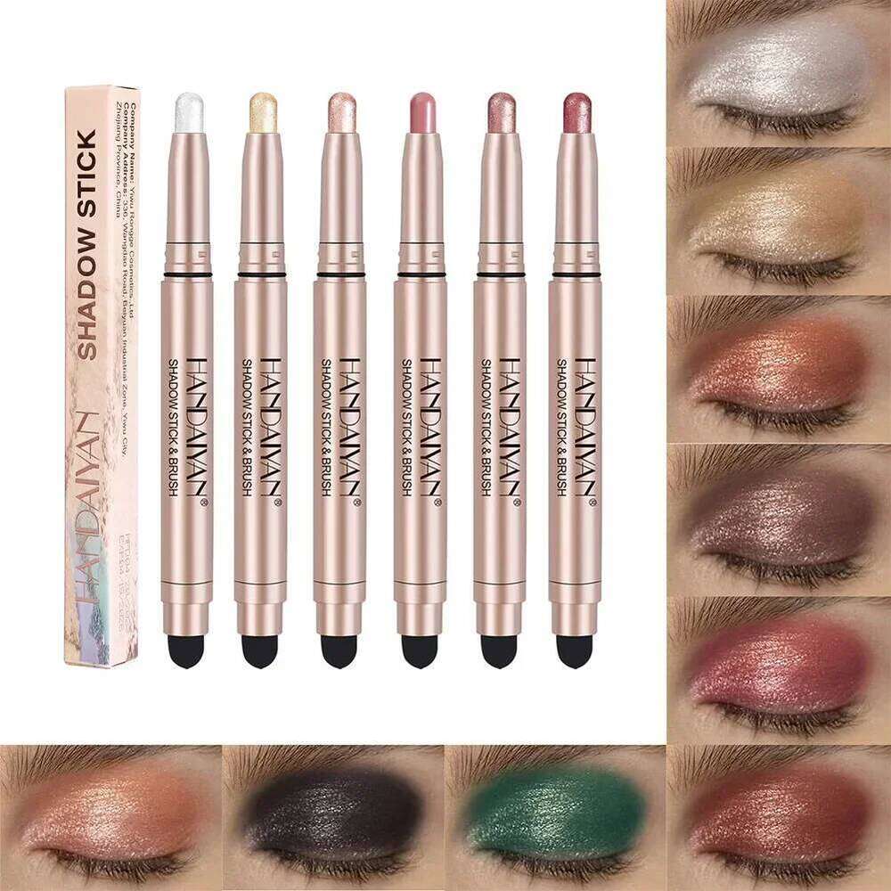 Pearly Eyelid Under Crease Pen Shimmer Glitter High Pigment Brightening Monochrome Eyeshadow Makeup Stick X250726