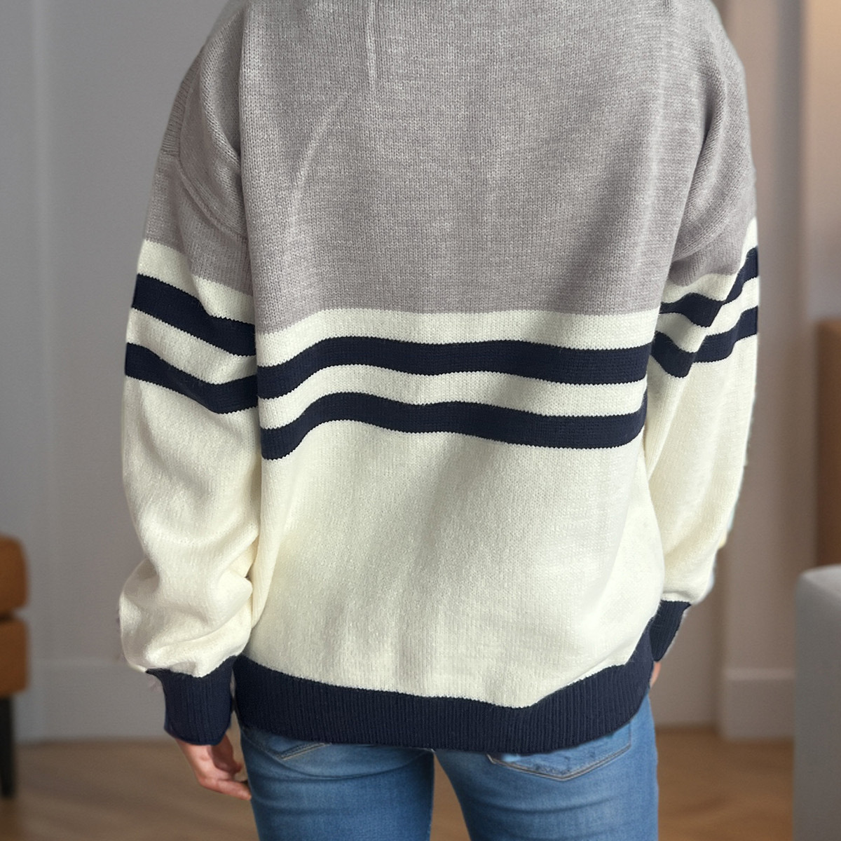 hot Free shipping designer sweater for women Casual and fashionable sweater simple and slim fit knit base sweater