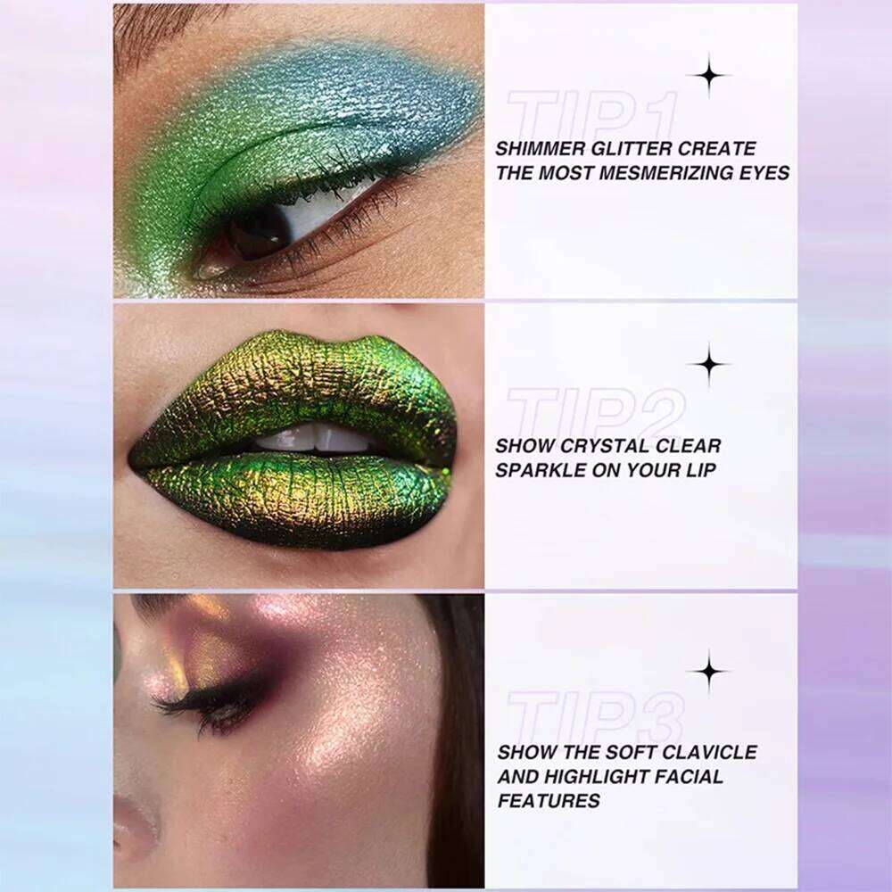 Chameleon EyeshadowsDia Glitter Liquid Eyeshadow StickHighly Pigmented Metallic Shimmering Long Lasting Shine All Makeup X250726