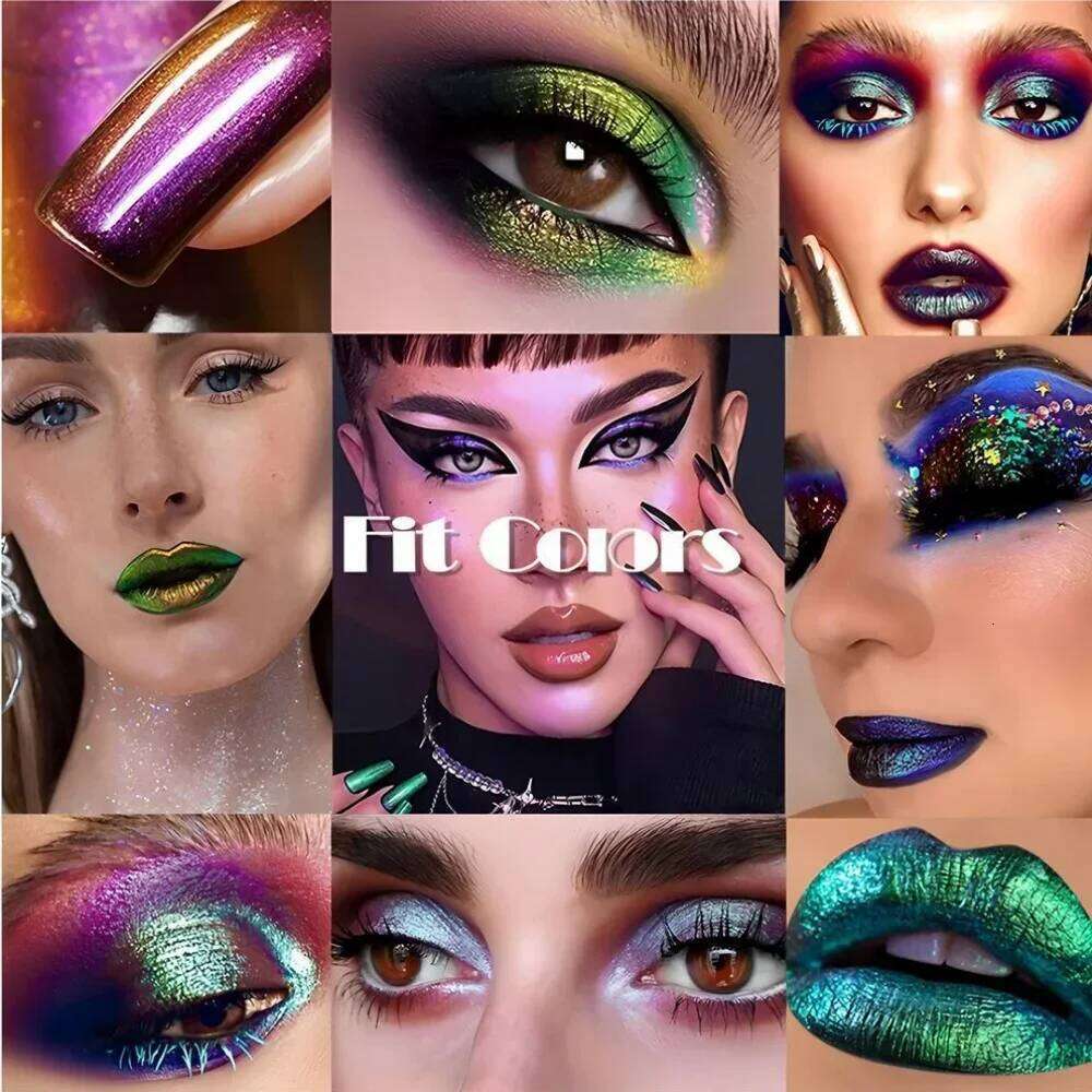 Personalized Makeup Chameleon Liquid Shadow Waterproof Lasting No Sdging Shiny Metallic Lipstick Eye Glitter Pigment X250726
