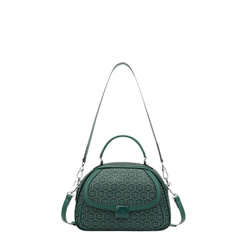 COCIO designer bag New luxury peacock green handbag with multiple compartments fashionable casual high-quality womens bag