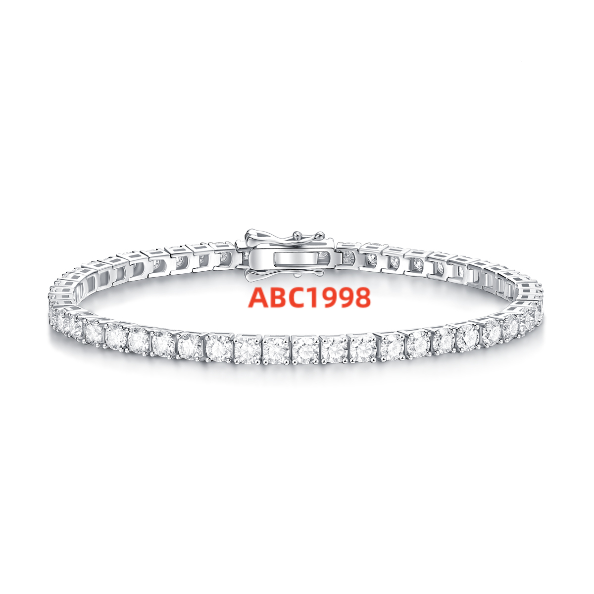 Zhanlong 12462 Full Pave Moissanite S925 Silver with 18K Gold Plated for Party Evening Wear Bracelet