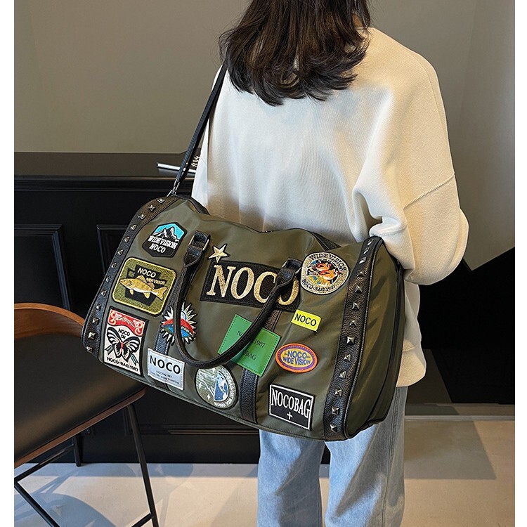 Designer bag 2025 New Retro Badge Large Capacity Handheld Tote Bag for Women Casual Travel Bag Versatile Shoulder Bag Crossbody Bag Luxury Bag