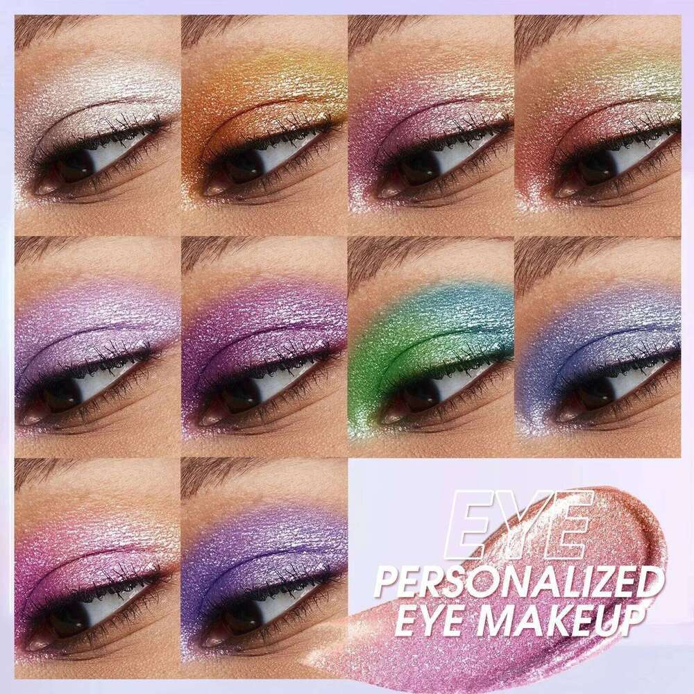 Dia Shimmer Liquid Set - Pearlescent Finish High-Pigment Long-Lasting Glitter Eyeshadow for Dazzling Beauty X250726