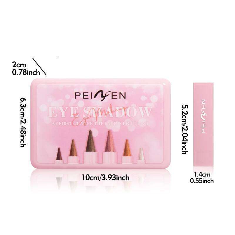 6 color suit Color shadow eyeliner pencil set Waterproof eye tool Long lasting easy makeup X250726