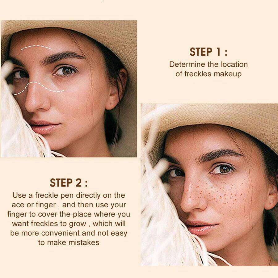 4-Color Natural Freckle Waterproof Face Brown/Dark Eyeliner Dot Spot Pen Cosmetic Long-Lasting Makeup Tool Not Easy To Fade X250727