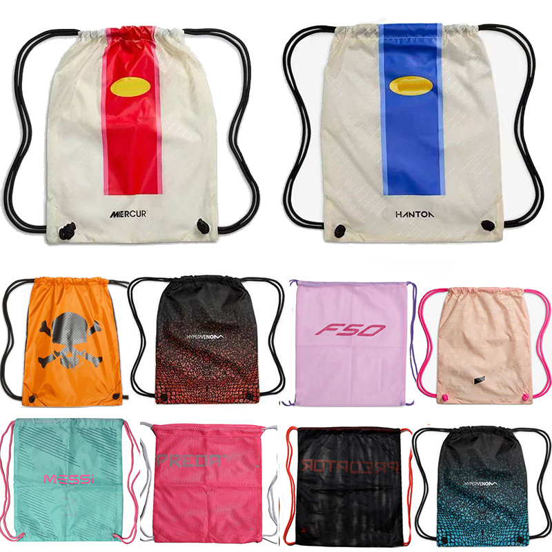 Branded Cleats Bag Soccer Shoes Bag Boot Bag pink Lamine Yamal Limited Edition LY304 Bag nylon sports Mad Ready drawstring cleats Football Boot Cosmetic Bags