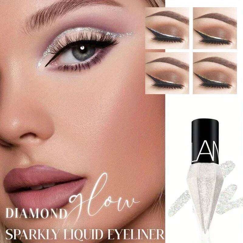 Waterproof Dia Liquid Eyeliner Durable Glitter Easy to Wear Shimmer Eye Pencil Makeup X250726