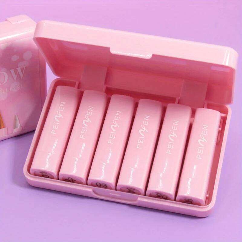 6-Color Silky Highlight Shiny Pen Light Makeup No Sdge Lazy Pointed Eyeshadow Set X250726