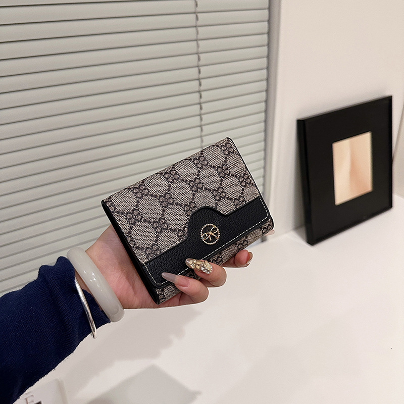 Designer Wallet High Quality Large-capacity Multi-card Slot Printed Wallets Retro Classic Long And Short Wallets