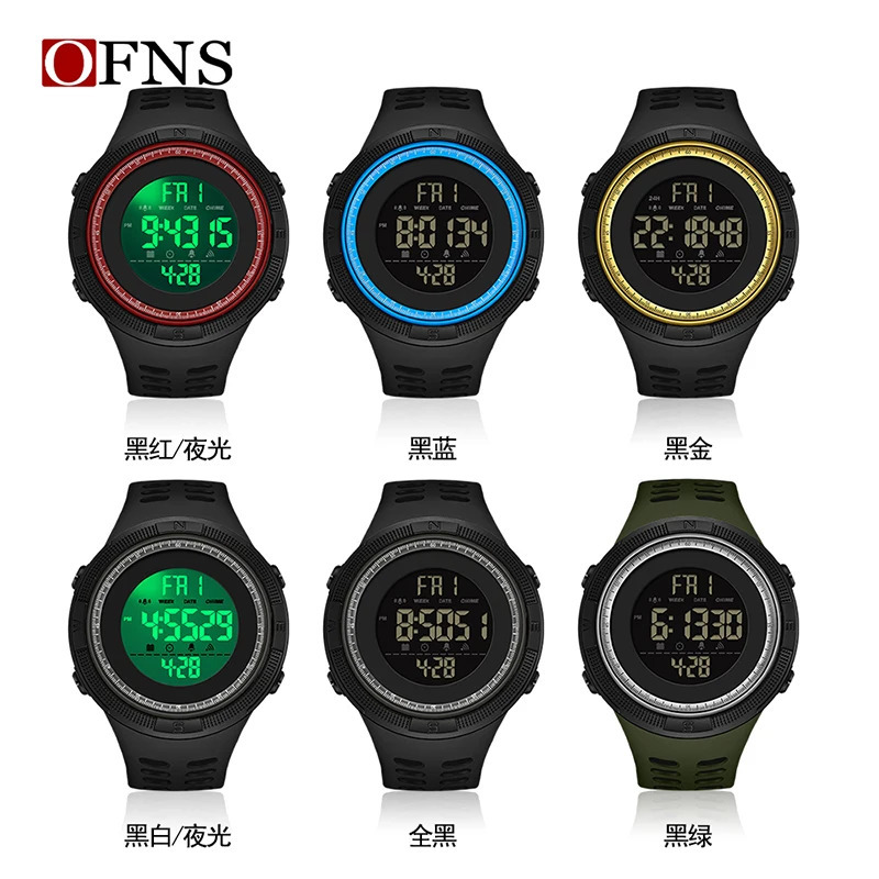 50M Waterproof Military Display Clock Mens Sports Watch LED Digital Fashion Electronic Wristwatch 250724