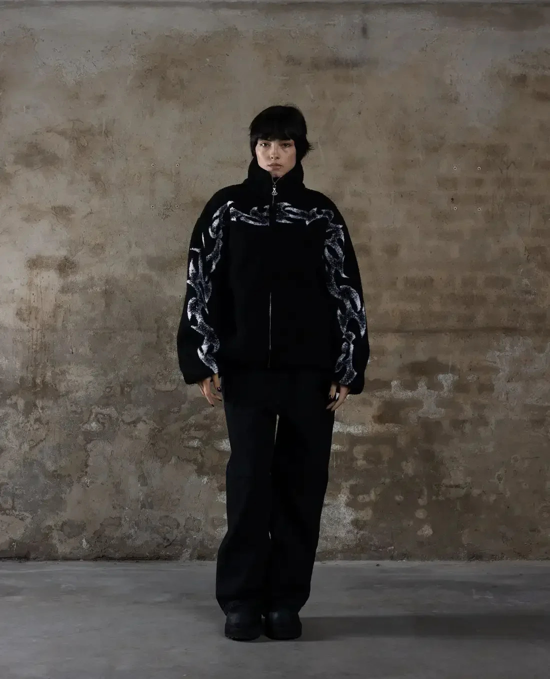 Street Cool Original Jacket Graphic Printed Jacket Upright Collar Zipper Autumn - Winter Retro Classic Hip Hop Men And Women 250806