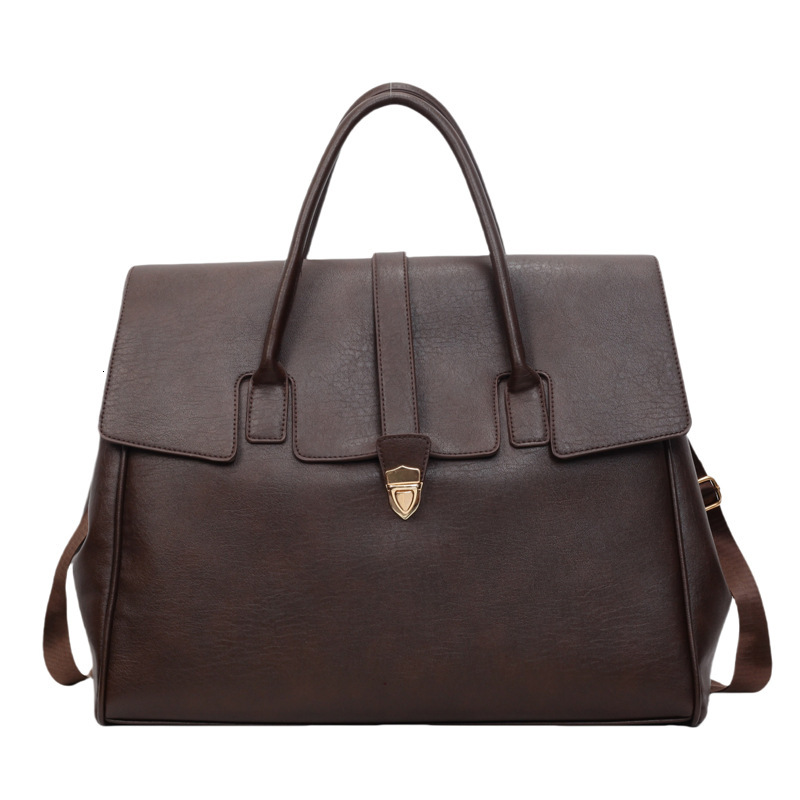 Designer bag 2025 2025 New Handheld Briefcase for Women Vintage Large Capacity Commuter Bag Short Trip Travel Bag Business Trip Travel Bag Luxury Bag