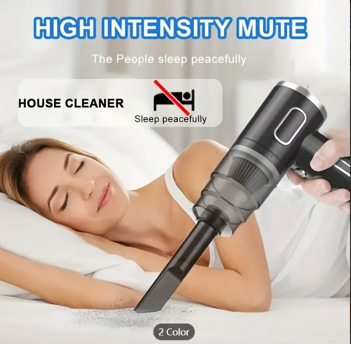 Upgraded Cordless Handheld Vacuum Cleaner Powerful Cyclone Suction Rechargeable Wireless for Cars Offices Homes Lightweight 250721