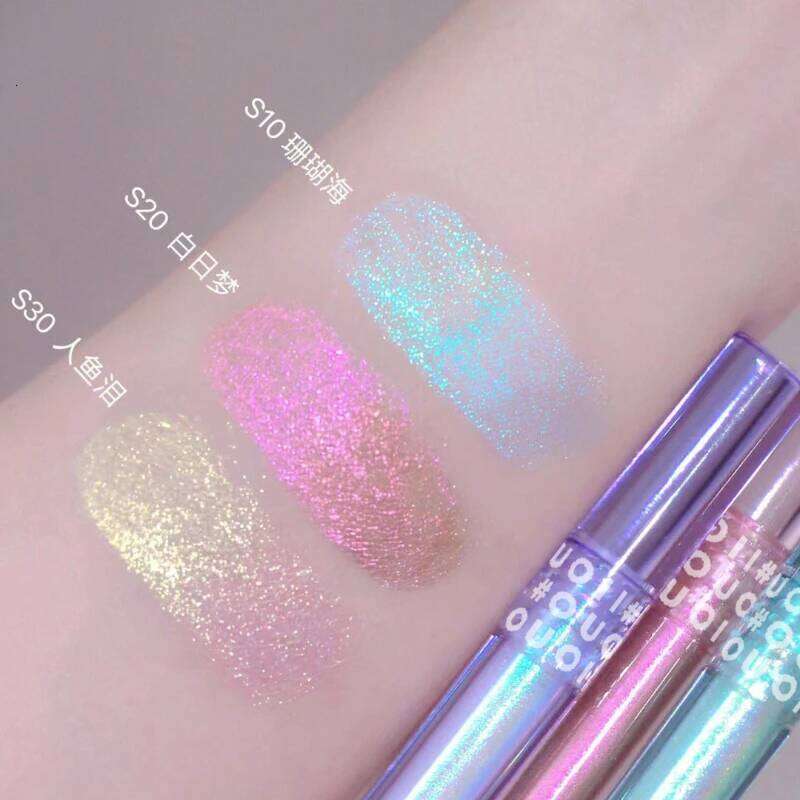 Liquid Eyeshadow Make Up,Lying Silkworm Pearly Shimmer High Light Eyeliner Pen For sic Festival,Waterproof Glitter Eye Makeup X250726