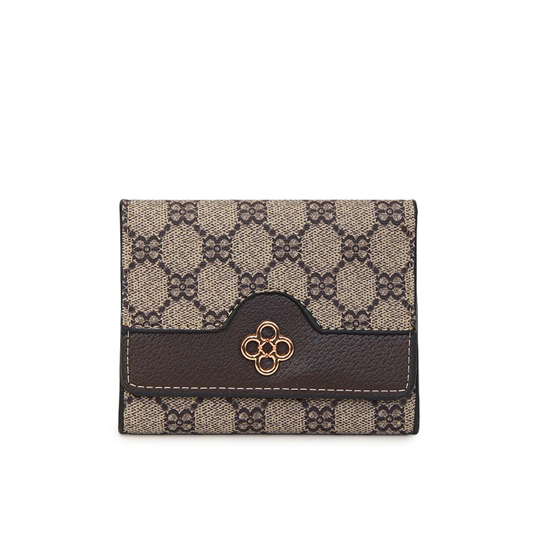 Designer Wallet High Quality Large-capacity Multi-card Slot Printed Wallets Retro Classic Long And Short Wallets