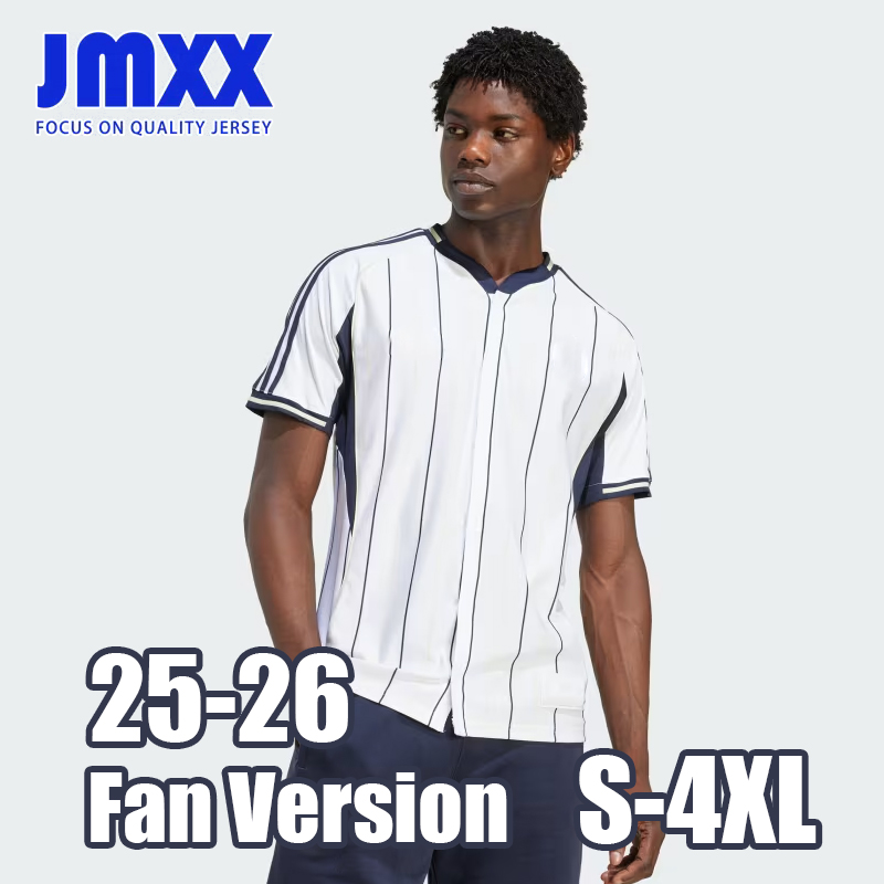 4XL XXXL JMXX 25 26 Reales Madrides Baseball Uniform Soccer Jersey Special Mens Jersey Man Football Shirt 2025 2026 Fan Version