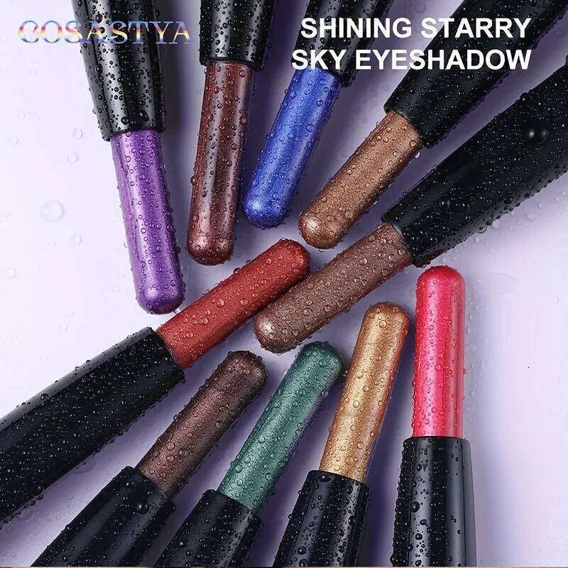 Brown Neutral Metal Shadow Magic Color cream Shimmer Crayon, Eye Whitening Stick, Highlight Pen, Eyeliner Pen X250726