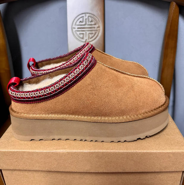 designer tasman slippers winter brown boots australia women Slippers classic suede snow boot plush ankle short mini fur womens tazz booties 35-45