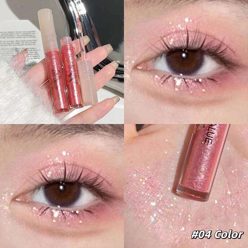 Liquid Eyeshadow Set Waterproof Long Lasting Pearlescent Shimmer Pearl Sparkle Glitter Eye Shadow Silkworm Korean Cosmetics X250726