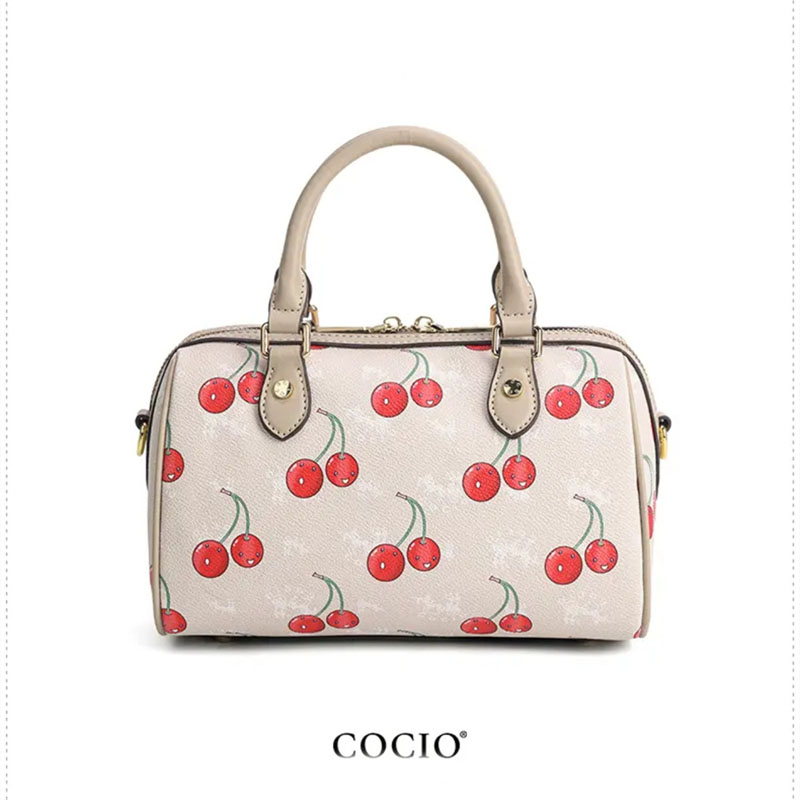 COCIO designer bag New Cherry handbag High Quality Fashion Versatile Womens Bag Large Capacity Commuter Leisure Pillow Bag