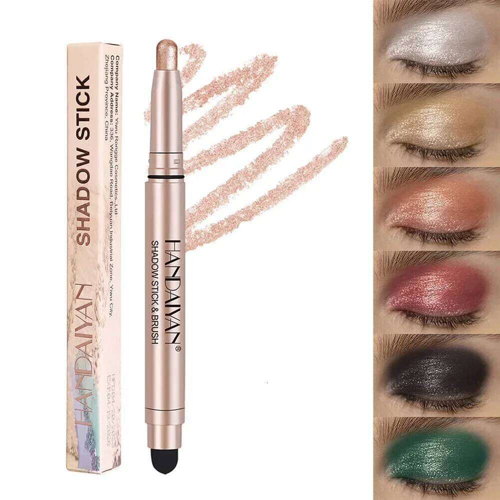 Pearly Eyelid Under Crease Pen Shimmer Glitter High Pigment Brightening Monochrome Eyeshadow Makeup Stick X250726