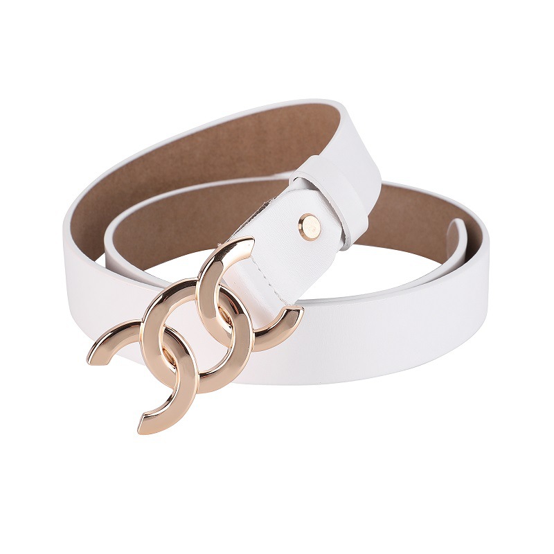 Designer Belt Cowhide Belts Woman Leather Belts Width 2.8cm Strap Luxury Belt Buckle Fashion Smooth Buckle Belt With Strap